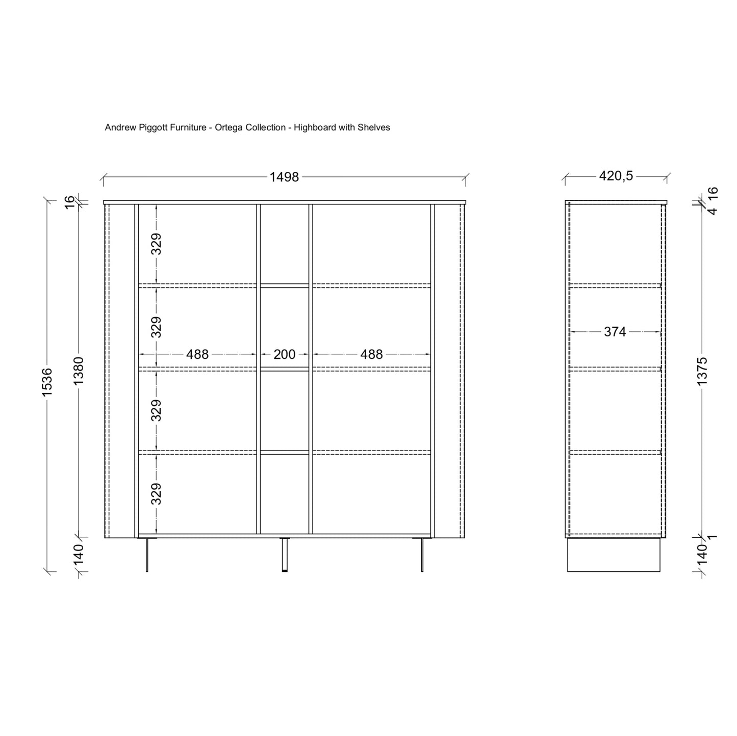 Cashmere Taupe Two-Door Display & Storage Unit - Ortega Collection
