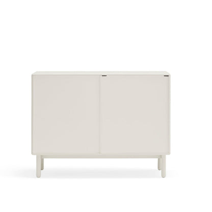 Corvo Chest of Seven Drawers, 120 cm, Storage - Cream and Oak Finish