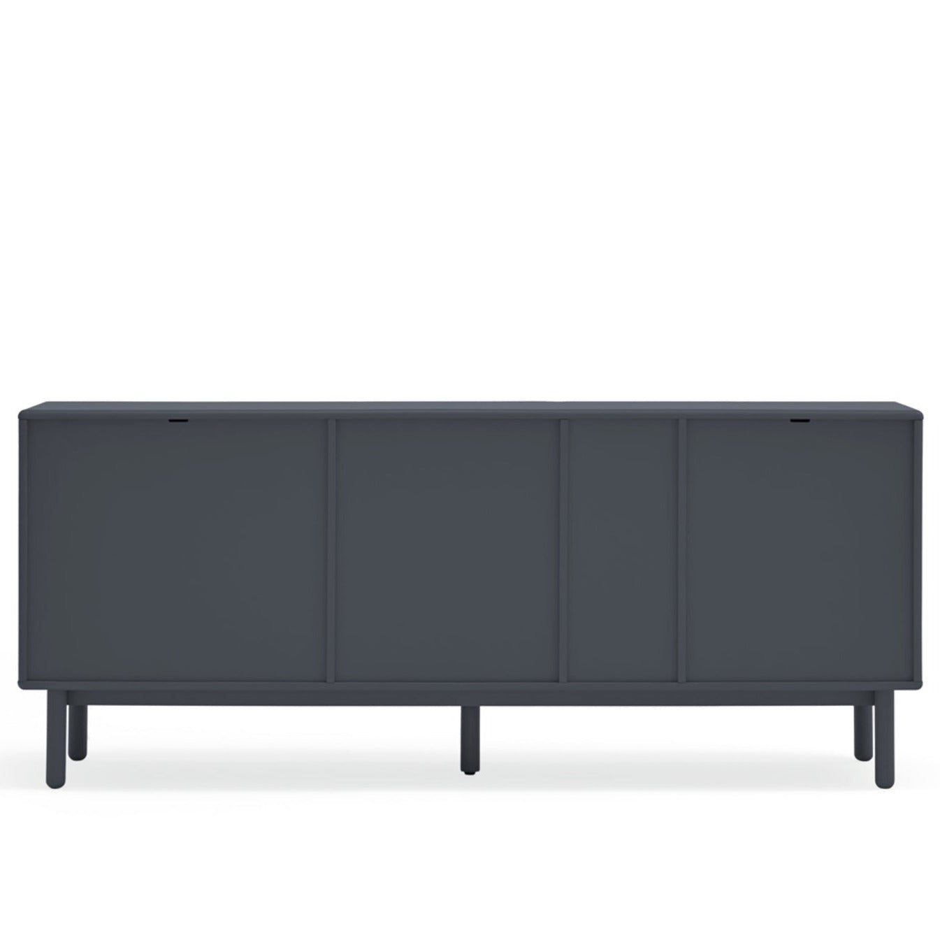 Corvo Sideboard, One Door, Six Drawers, 180 cm Storage - Anthracite and Oak Finish
