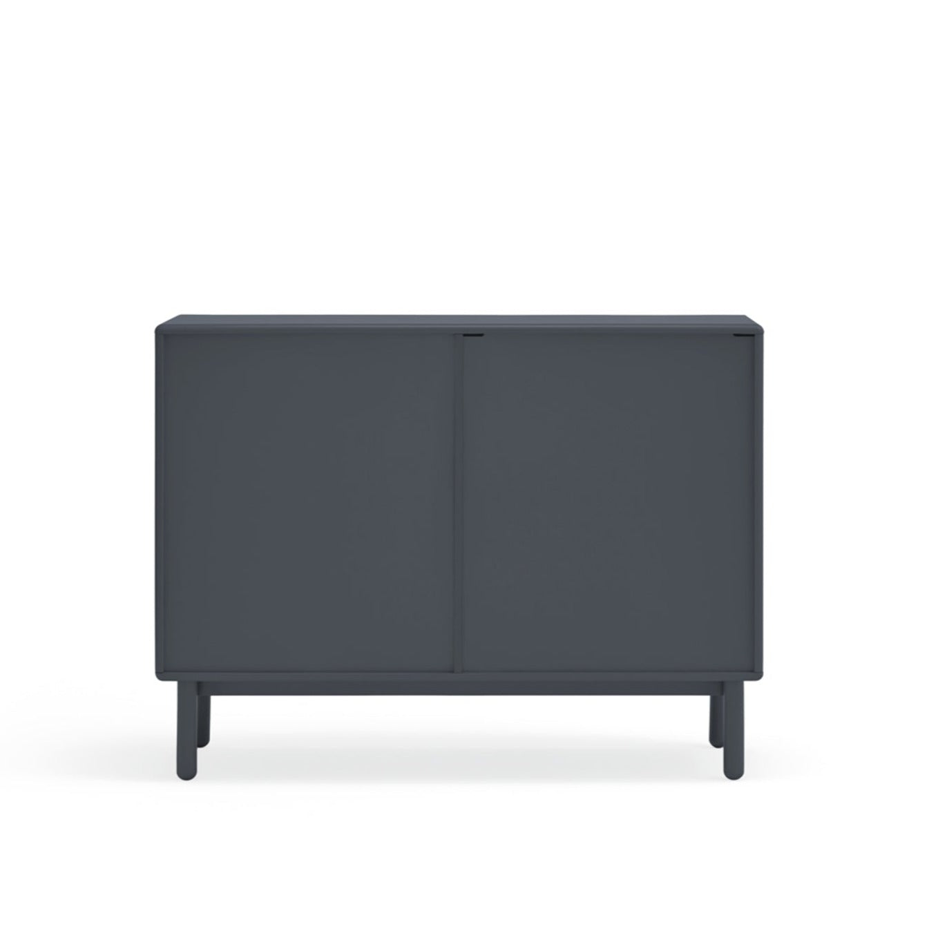 Corvo Chest of Seven Drawers, 120 cm, Storage - Anthracite Grey and Oak Finish