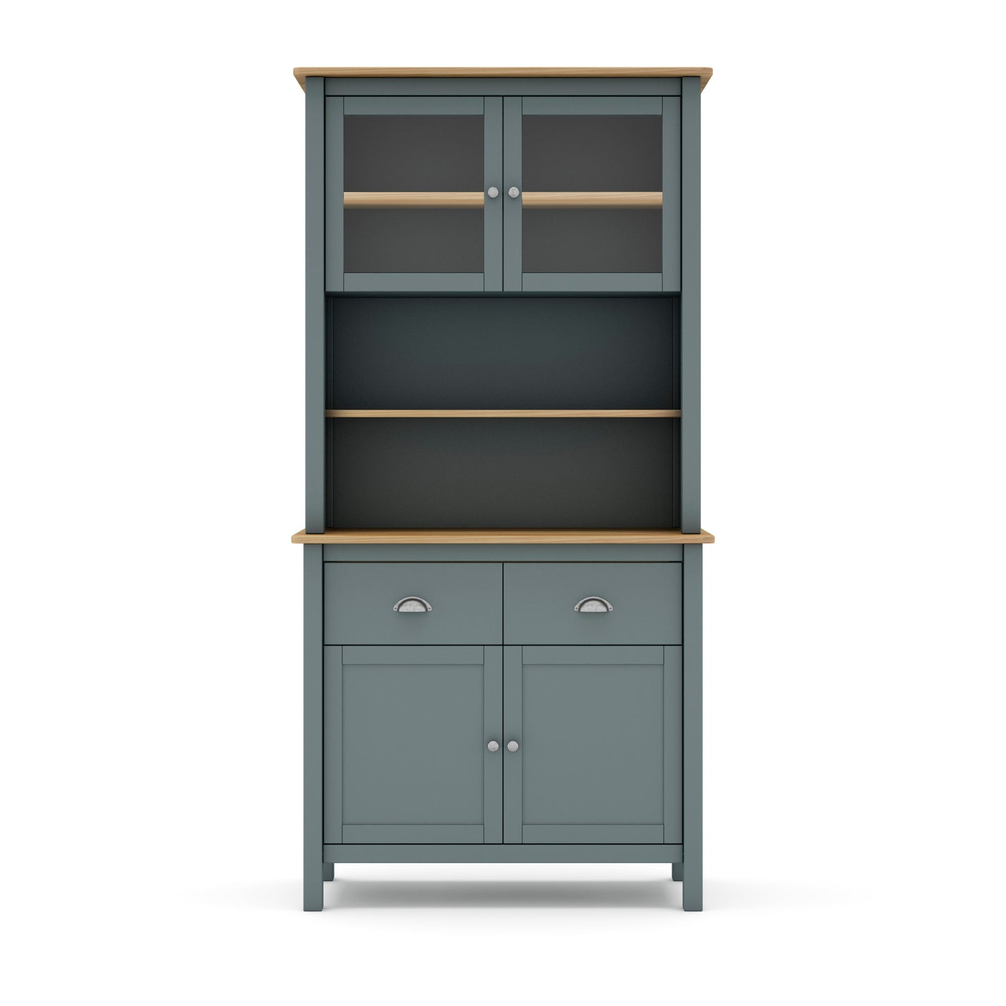 Lunara Buffet Sideboard – Khaki Green & Waxed Pine