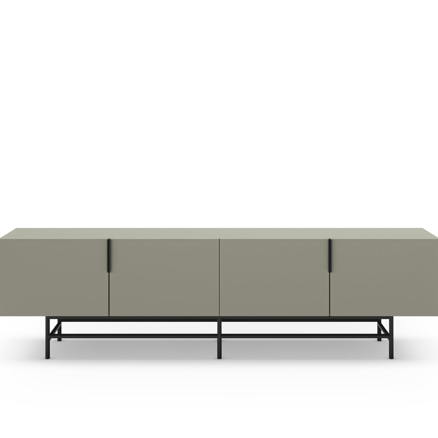 Eldia TV Stand, Four Door - Light Green Finish