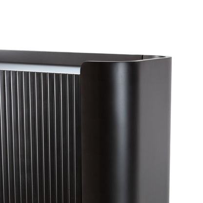 Wila High Sideboard, Two Doors - Black Finish