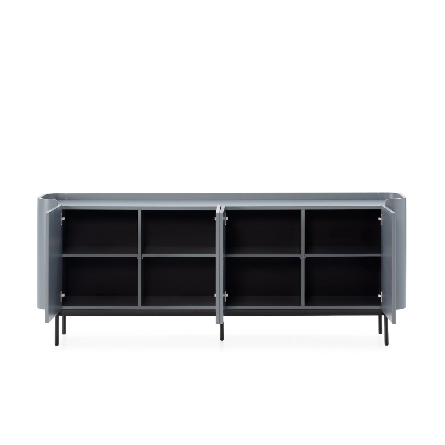Wila Sideboard, Four Doors - Blue Finish