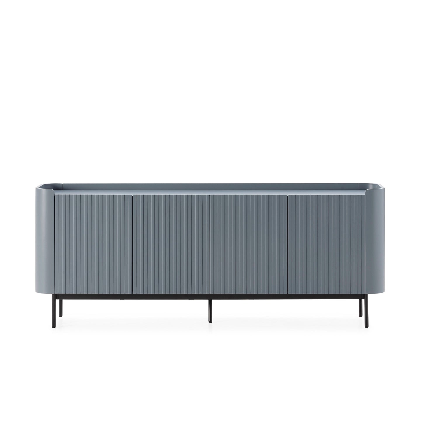 Wila Sideboard, Four Doors - Blue Finish