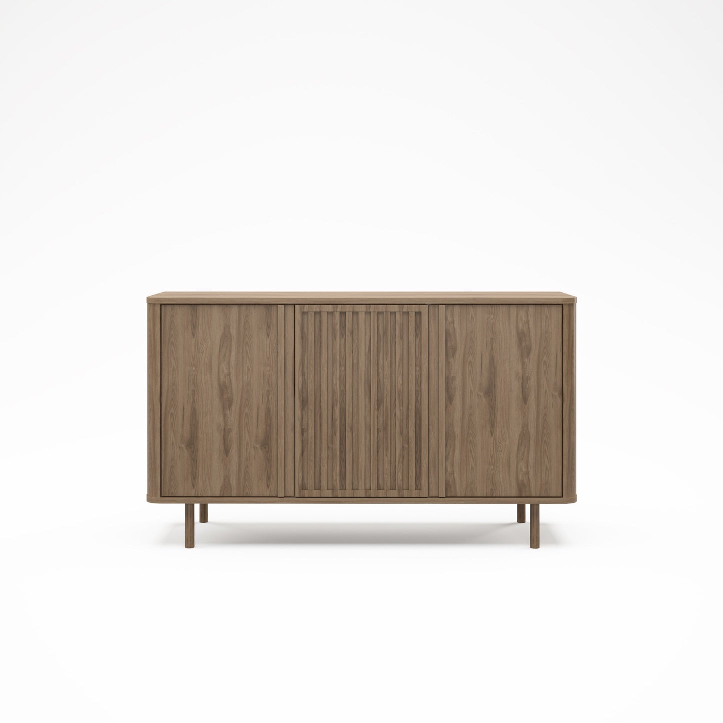 Seville Sideboard, Three Door - Oak Finish