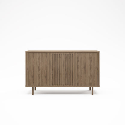 Seville Sideboard, Three Door - Oak Finish