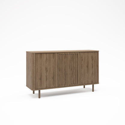 Seville Sideboard, Three Door - Oak Finish