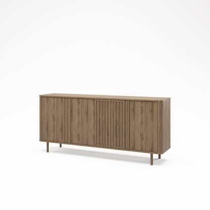 Seville Four Door Sideboard - Oak Finish