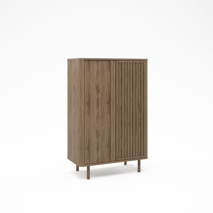 Seville High Sideboard - Oak Finish