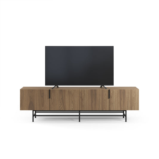 Eldia TV Stand Four-Door - Oak Finish