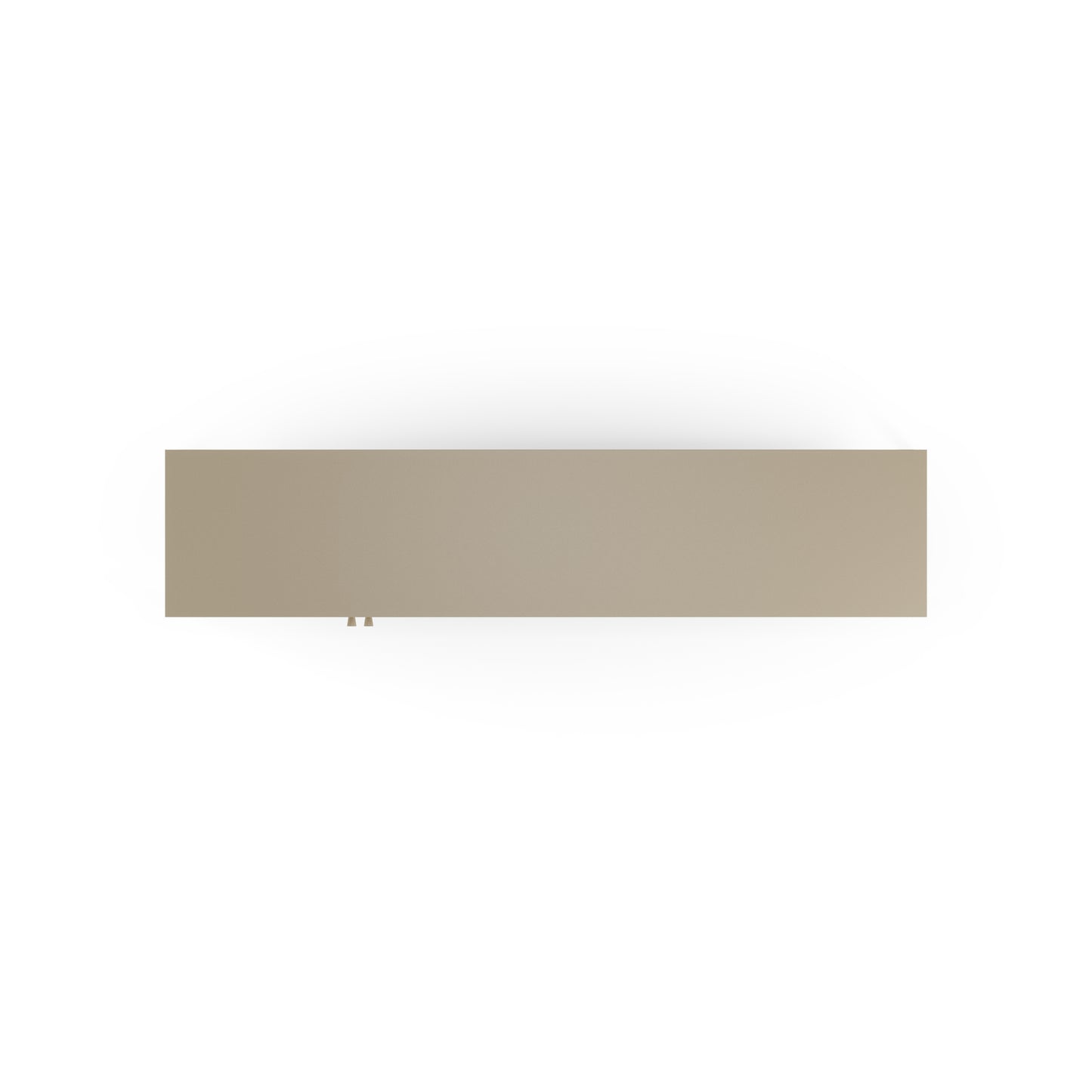 Antonia Two-Door Metal TV Stand - Stone Finish