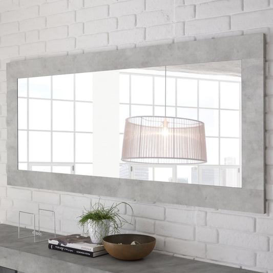 Como Rectangular Mirror, 170cm - Grey Finish