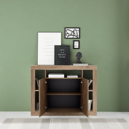 Rolo Sideboard, Two Door - Mercure Oak Finish