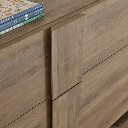 Jesolo Low Sideboard, Two Drawers, One Door - Mercure Oak Finish