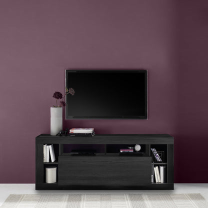 Rolo TV Stand - Black Ash Finish