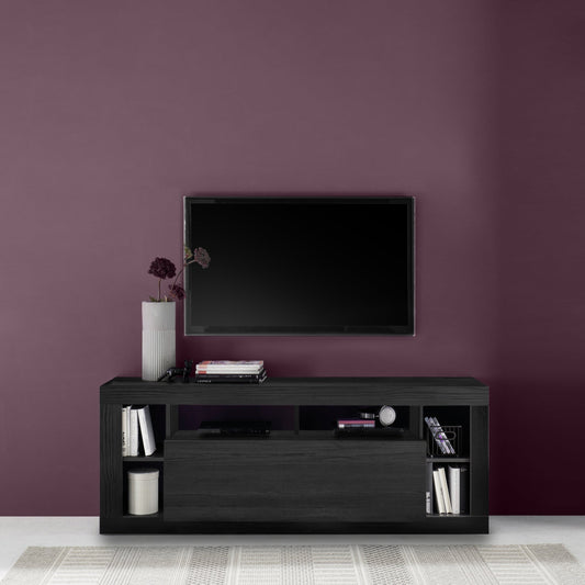 Rolo TV Stand - Black Ash Finish