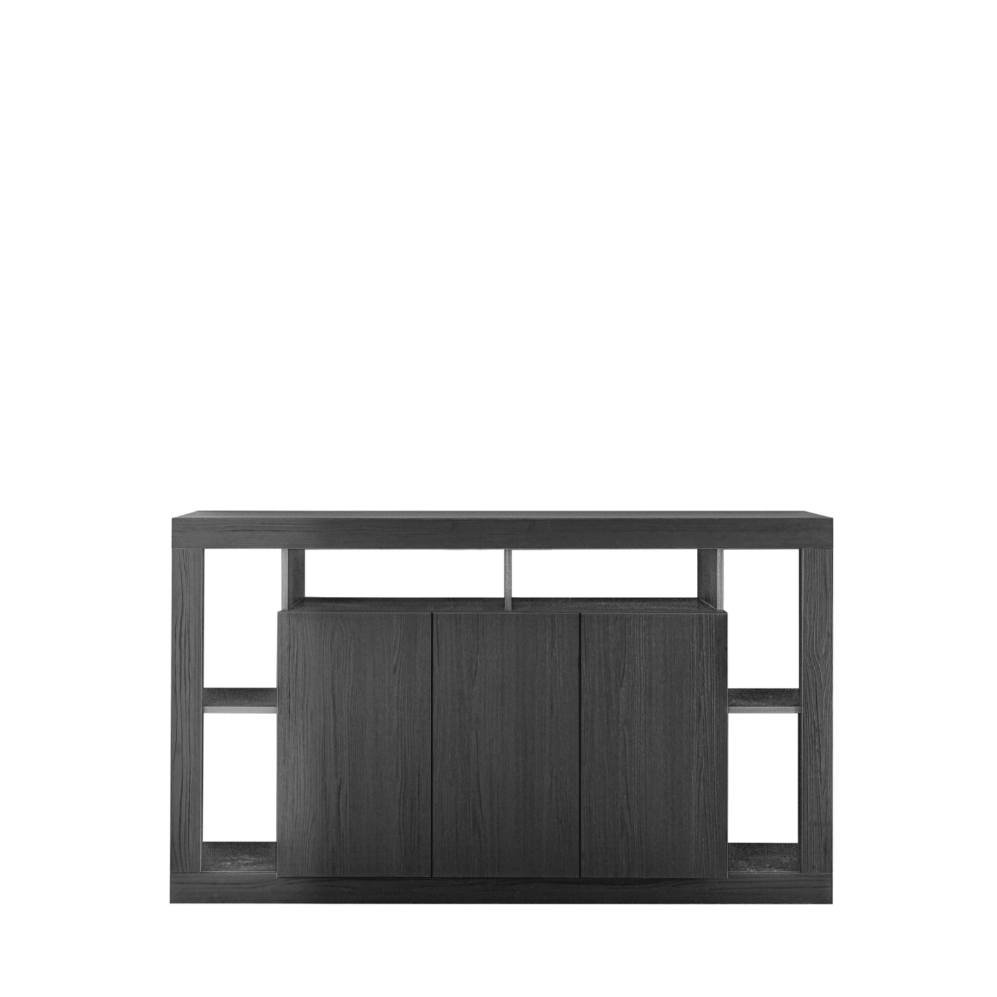 Rolo Sideboard, Three Door - Black Ash Finish