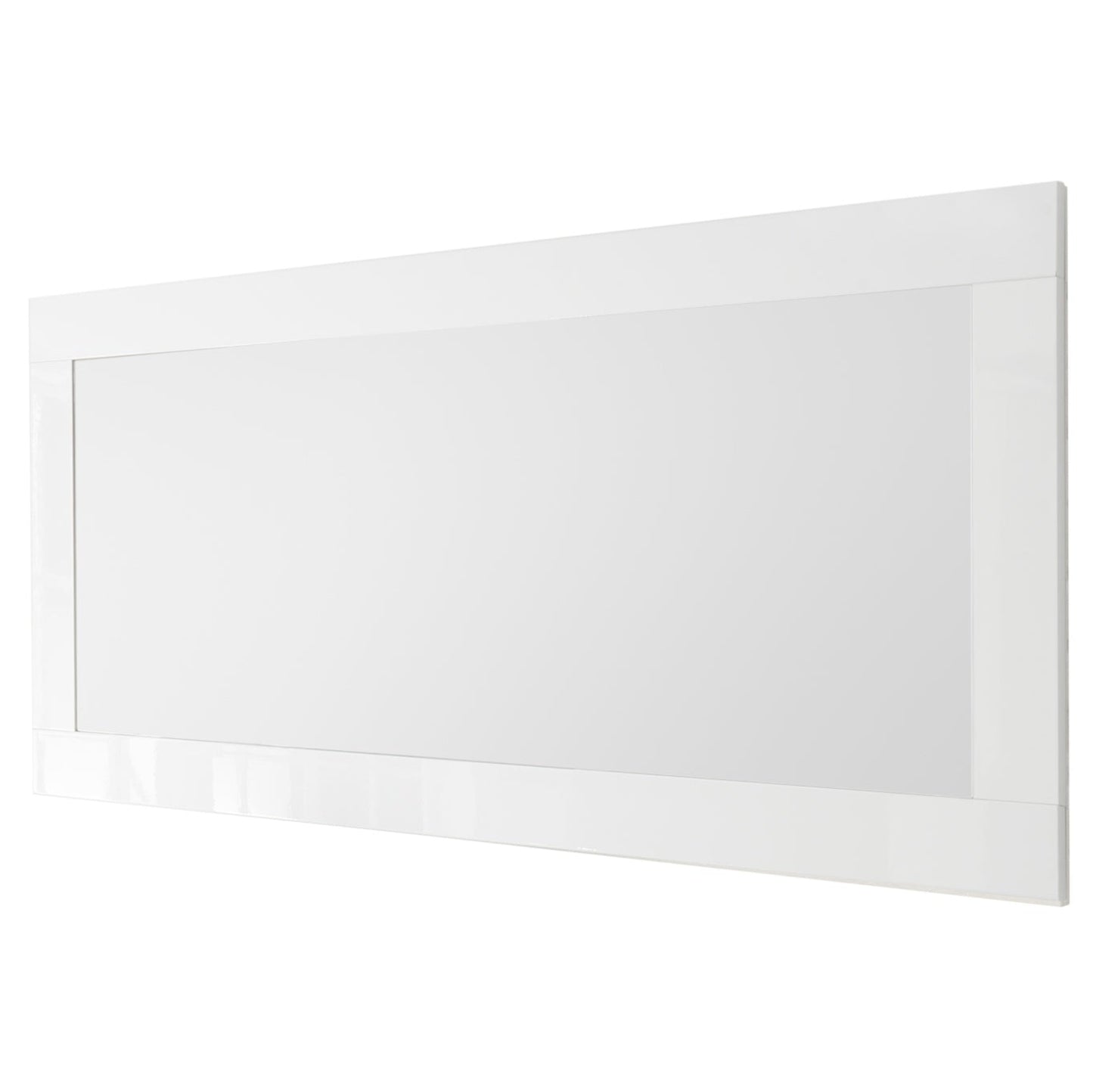 Como Rectangular Mirror, 170cm - Gloss White Finish