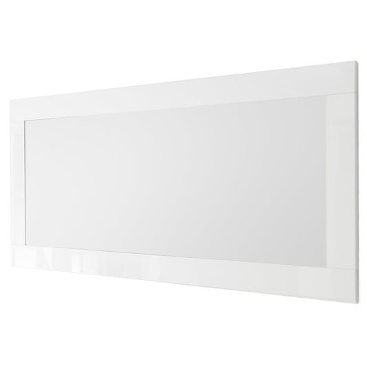 Como Rectangular Mirror, 170cm - Gloss White Finish