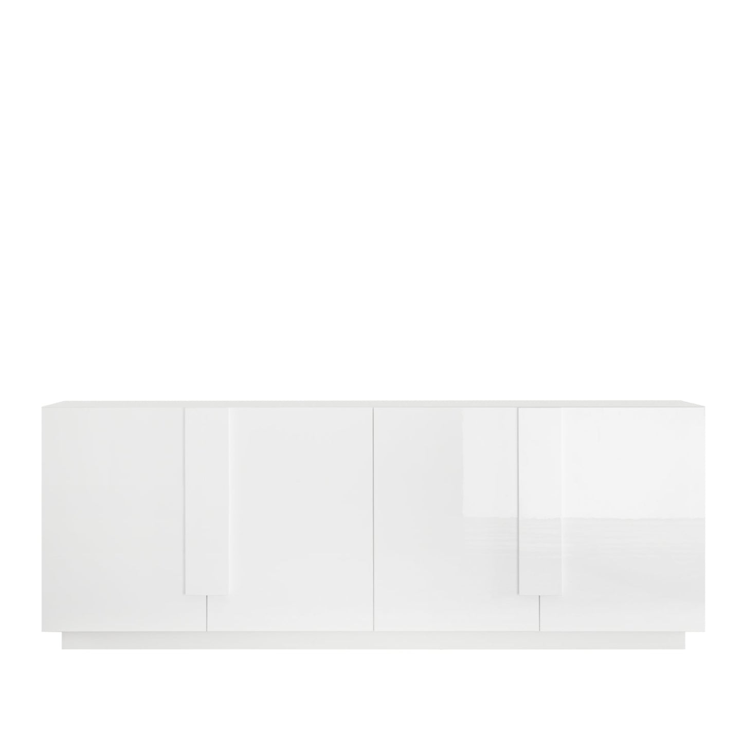 Jesolo Sideboard, Four Doors - Gloss White Finish