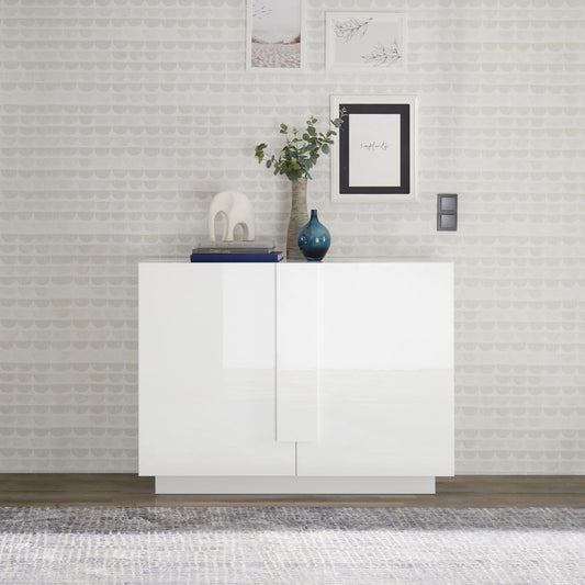 Jesolo Sideboard, Two Door - Gloss  White Finish