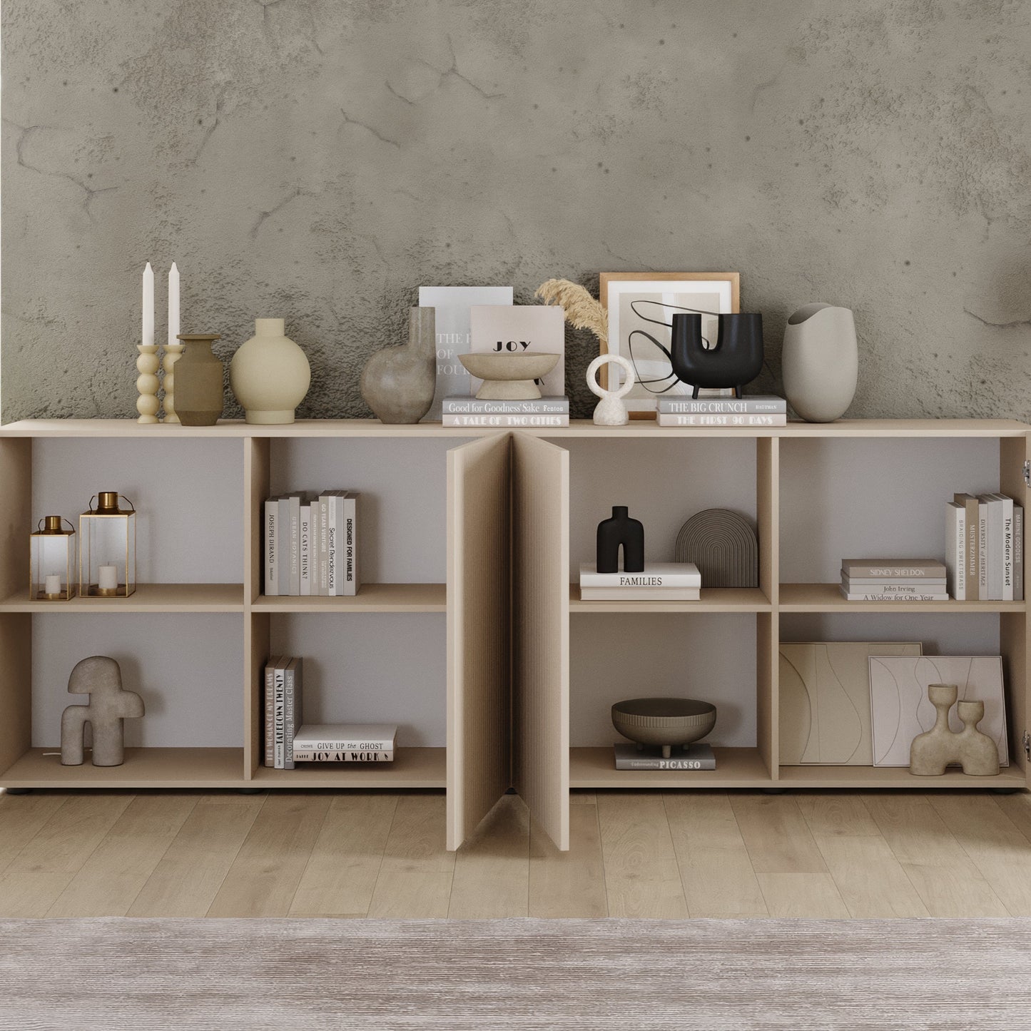Raveena Sideboard, Four Doors - Cashmere Finish