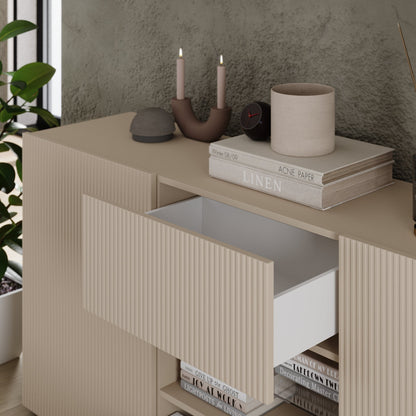 Raveena Sideboard, Two Door, Two Drawers - Cashmere Finish