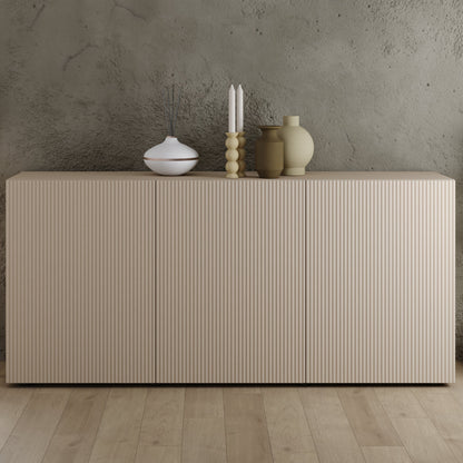 Raveena Sideboard, Three Door - Cashmere Finish