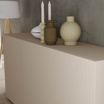 Raveena Sideboard, Three Door - Cashmere Finish