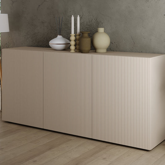Raveena Sideboard, Three Door - Cashmere Finish